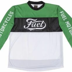 FUEL MOTORCYCLES FUEL - "TURN LEFT" Enduro Jersey Long Sleeve T's
