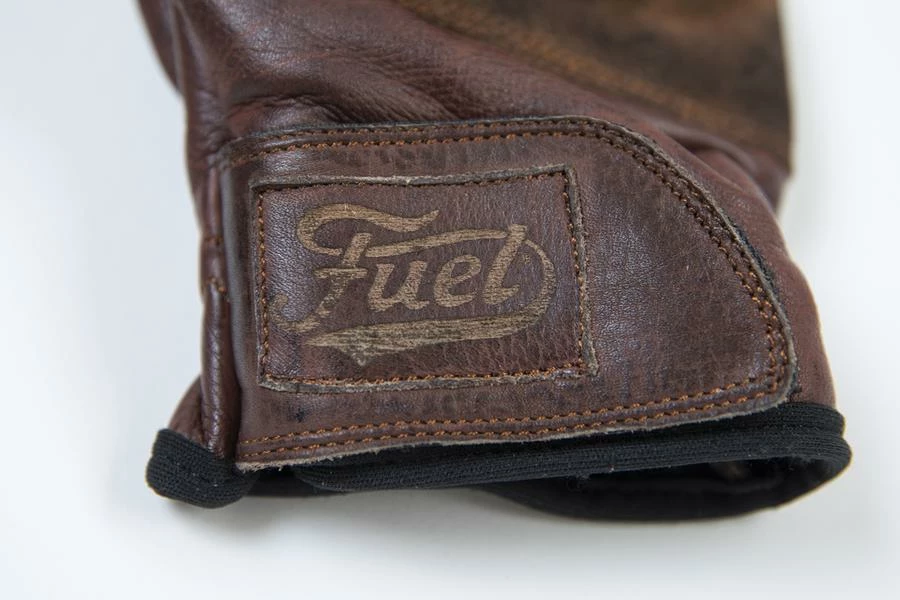 FUEL MOTORCYCLES Fuel Rodeo Gloves - Brown Leather 10 FUEL MOTORCYCLES Fuel Rodeo Gloves - Brown Leather