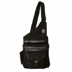 Belstaff Holdster Canvas Bag - Black