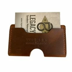Vickers Motorcycle Company Vickers Motorcycle Co. Leather Card Holder/Wallet