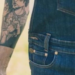 Resurgence Gear Inc. Resurgence Gear® Men's Dungarees Raw Selvedge Protective Motorcycle Regular Cut Jean Trousers/Jeans