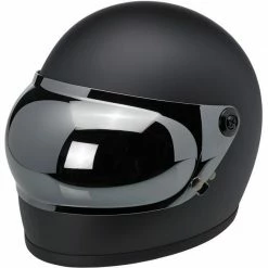 Biltwell Inc Visors Biltwell Gringo S Gen 2 Bubble Visor - Chrome Mirror - Anti Fog