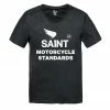 Short Sleeve T's SA1NT Motorcycle Standards Tee - Black