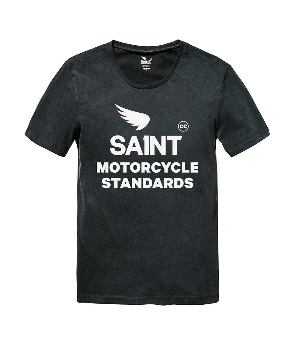 Short Sleeve T's SA1NT Motorcycle Standards Tee - Black 1 Short Sleeve T's SA1NT Motorcycle Standards Tee - Black