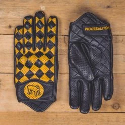 Holy Freedom Bullit Black And Yellow Gloves