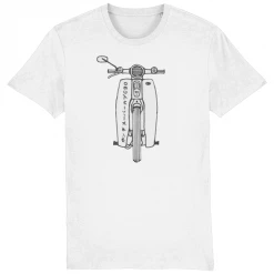 Vickers Motorcycle Company C90 Cub Double-sided Unisex Organic Cotton T-shirt