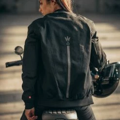 Ladies Pando Moto Bomber Cor 02 Motorcycle Unisex Jacket