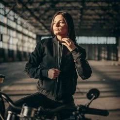 Ladies Pando Moto Bomber Cor 02 Motorcycle Unisex Jacket