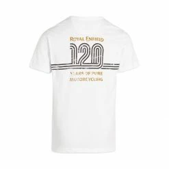 Belstaff Royal Enfield 120 Yrs T-Shirt - White Short Sleeve T's