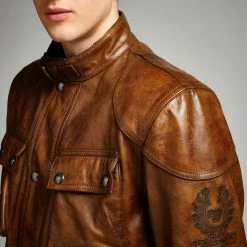 Belstaff Classic Tourist Trophy Men's Leather Jacket Jackets