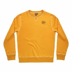 Fuel Motorcycles Sweat Shirts Fuel Crew Sweatshirt Mustard