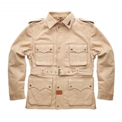 Fuel Motorcycles Safari Motorcycle Jackets - Sand