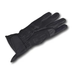 Merlin Darwin Outlast Waterproof Leather & Wax Cotton Motorcycle Gloves - Black