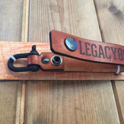 Key Rings Legacy85 Leather Key Or Wallet Loop - Steel Shackle