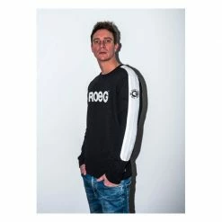 Sweat Shirts ROEG 'Randy' Mesh Jersey - Black/White