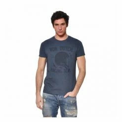 Short Sleeve T's Von Dutch - Helmet Indigo - T Shirt