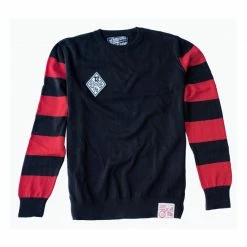 13 Half Magazine 13 AND A HALF OUTLAW FREE BIRD SWEATER - BLACK / RED Scrambler