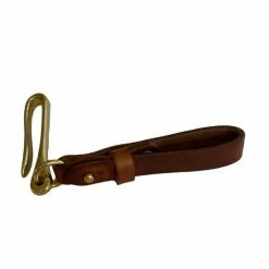 Vickers Motorcycle Company Vickers Motorcycle Co. Leather & Brass Key Ring