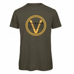 Vickers Motorcycle Company Vickers Motorcycle Gents T Shirt - Gold Edition