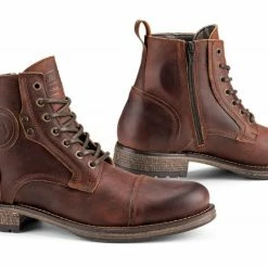 Falco Kaspar Leather Motorcycle Boots Footwear