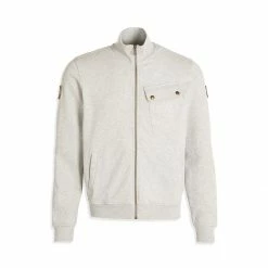 Belstaff Royal Enfield Zip Through Jersey - Grey