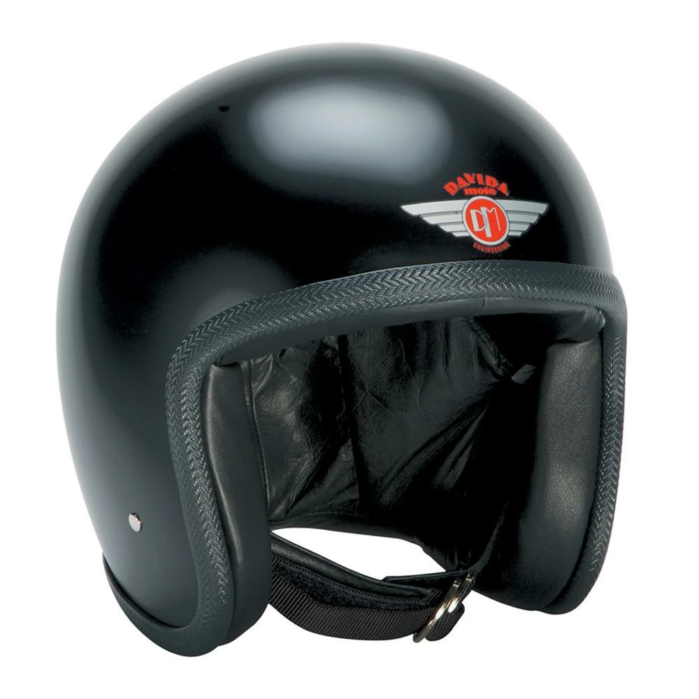 Davida Matt Black Speedster V3 Helmet 93105 1 Davida Matt Black Speedster V3 Helmet 93105