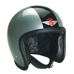 Helmets Silver Black Davida Speester V3 Helmet 93200