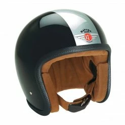 Black Silver Davida Speedster V3 Helmet 93220 Helmets