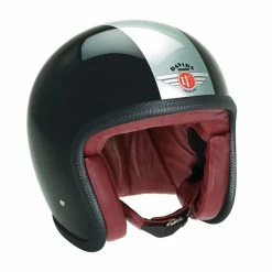Black Silver Davida Speedster V3 Helmet 93220 Helmets
