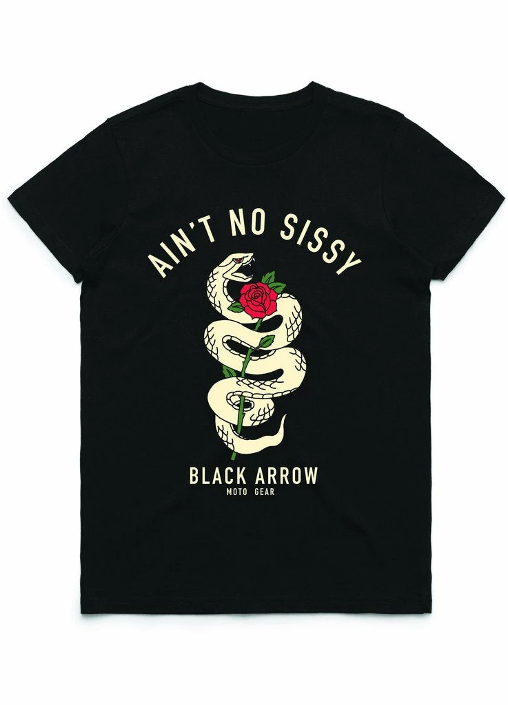 Black Arrow Ladies Ain't Not Sissy T'Shirt Short Sleeve T's 1 Black Arrow Ladies Ain't Not Sissy T'Shirt Short Sleeve T's