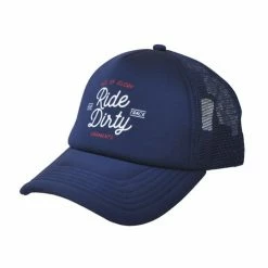 Age Of Glory Ride Dirty Trucker Cap - Navy Caps