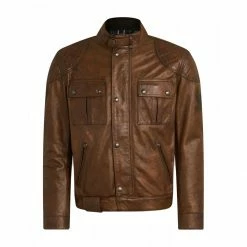 Belstaff Brooklands Leather Motorcycle Jacket Jackets