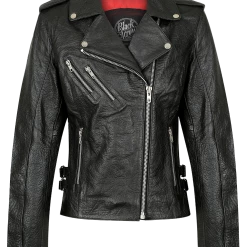 Jackets Black Arrow Ladies Gypsy Perfecto Leather Jacket