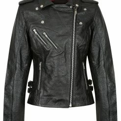 Jackets Black Arrow Ladies Gypsy Perfecto Leather Jacket