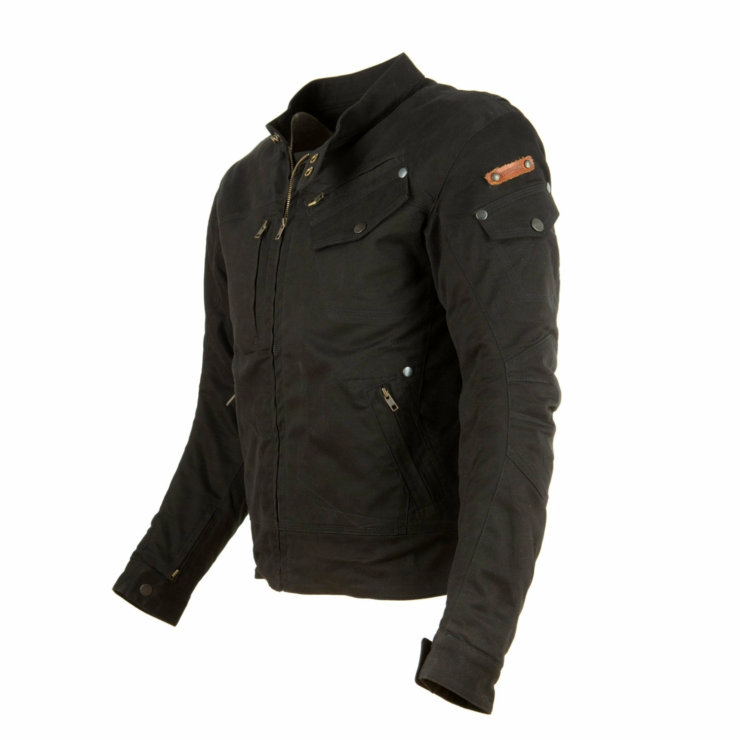 Resurgence Gear Inc. Resurgence Gear Rocker Men's Denim Style Jacket - Black 6 Resurgence Gear Inc. Resurgence Gear Rocker Men's Denim Style Jacket - Black