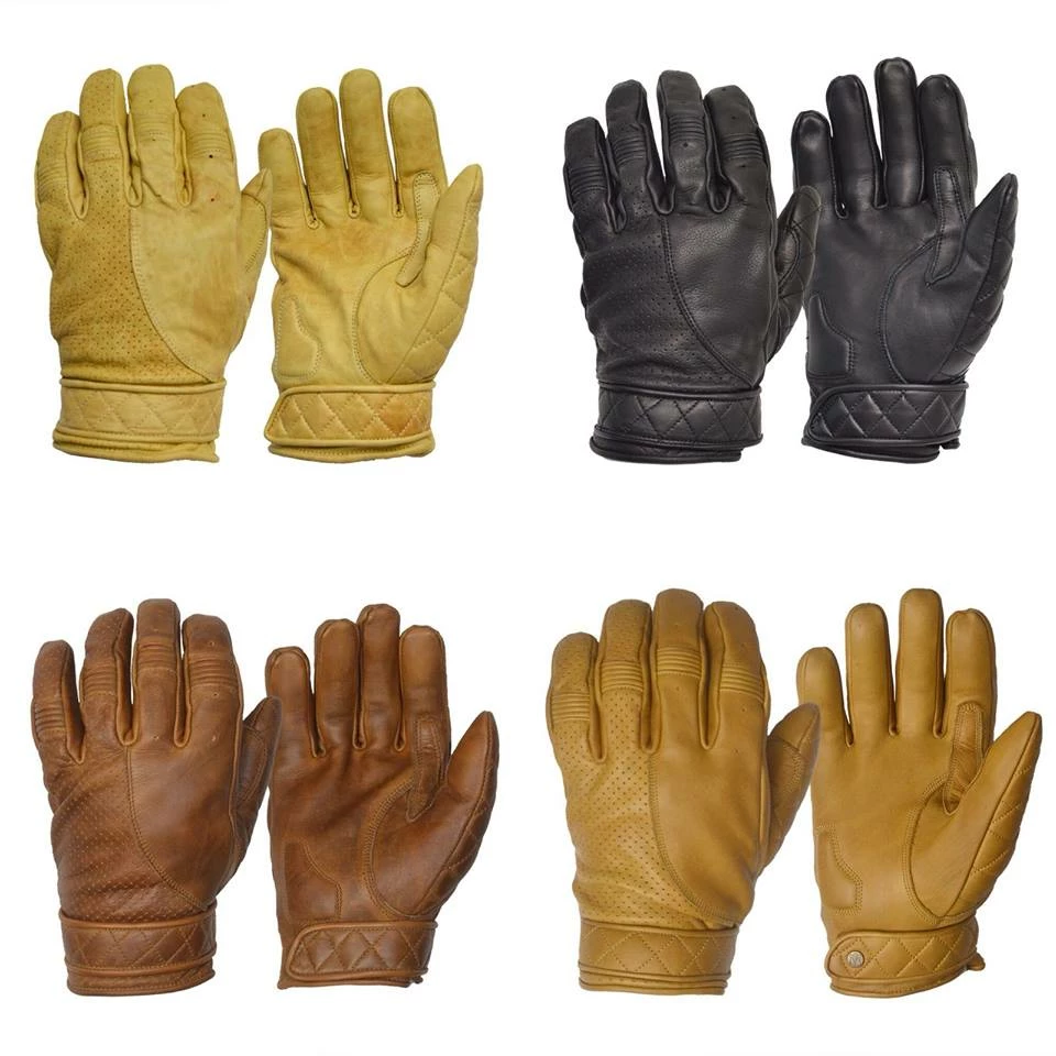 GOLDTOP - Short Bobber Gloves - Brown 2 GOLDTOP - Short Bobber Gloves - Brown