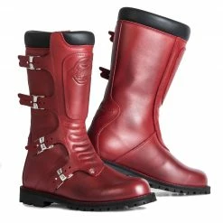 Stylmartin Continental WP Touring In Red Footwear