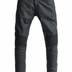 Pando Moto - Kusari Black – Skinny-Fit, Waxed Motorcycle Jeans For Ladies