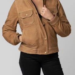 Blackbird Ladies Dakota Nubuck Leather Jacket Jackets