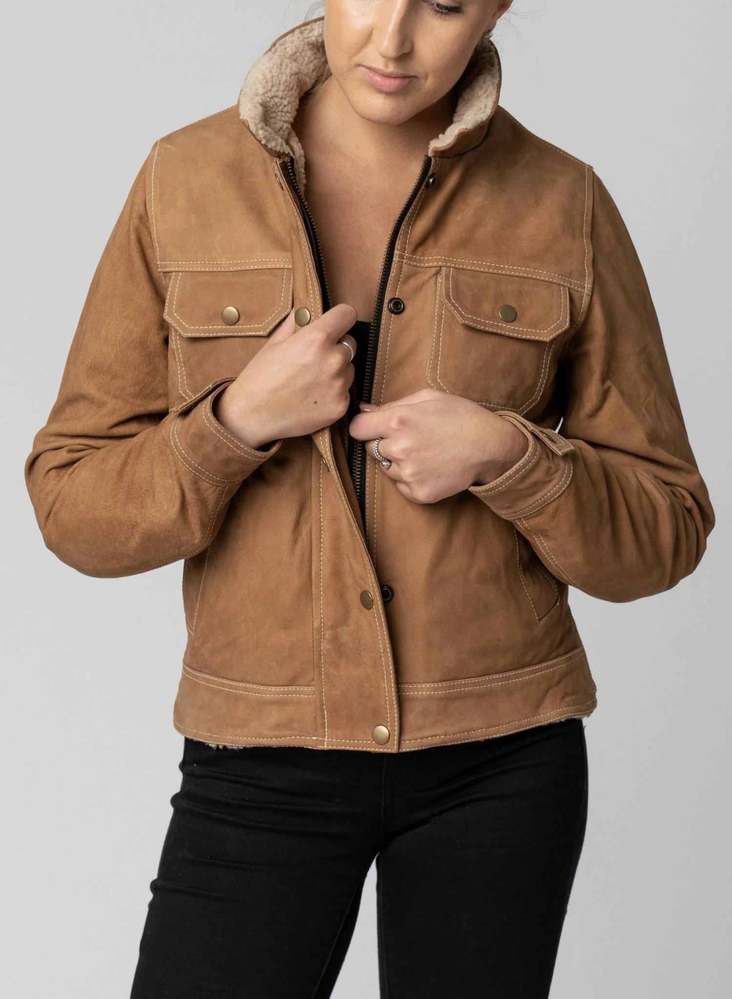 Blackbird Ladies Dakota Nubuck Leather Jacket Jackets 3 Blackbird Ladies Dakota Nubuck Leather Jacket Jackets