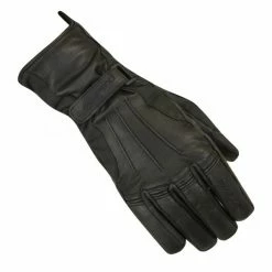 Merlin Darwin Outlast Waterproof Leather & Wax Cotton Motorcycle Gloves - Black