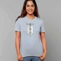 Vickers Motorcycle Company C90 Cub Double-sided Unisex Organic Cotton T-shirt