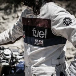 FUEL MOTORCYCLES FUEL - RALLY RAID - WHITE JACKET Jackets