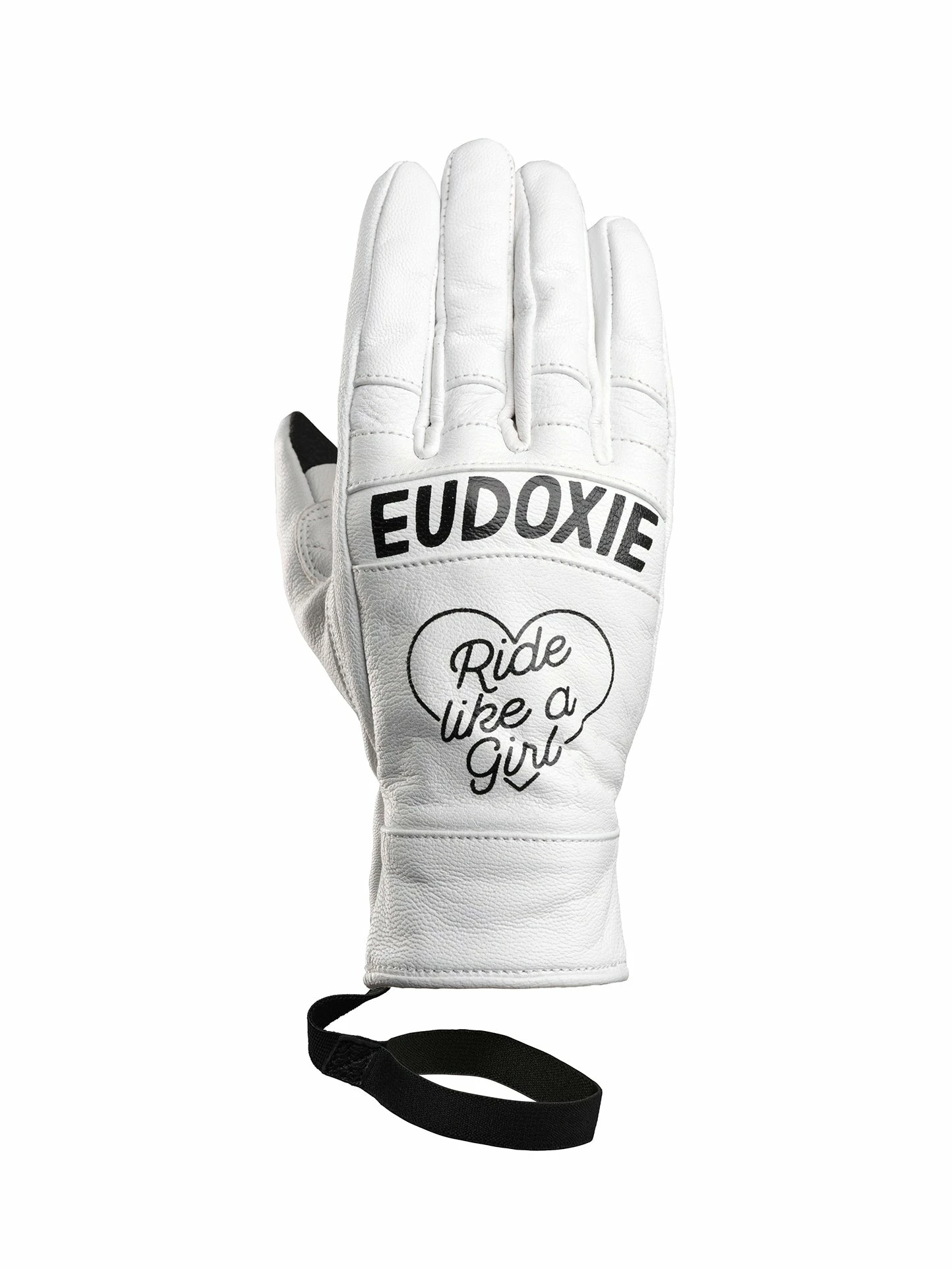 Ladies Eudoxie Gloves - Lizzie White 1 Ladies Eudoxie Gloves - Lizzie White