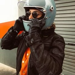 Black Arrow Ladies Night Hawk Buffalo Leather Jacket