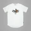 Short Sleeve T's Kytone Get Down White T Shirt