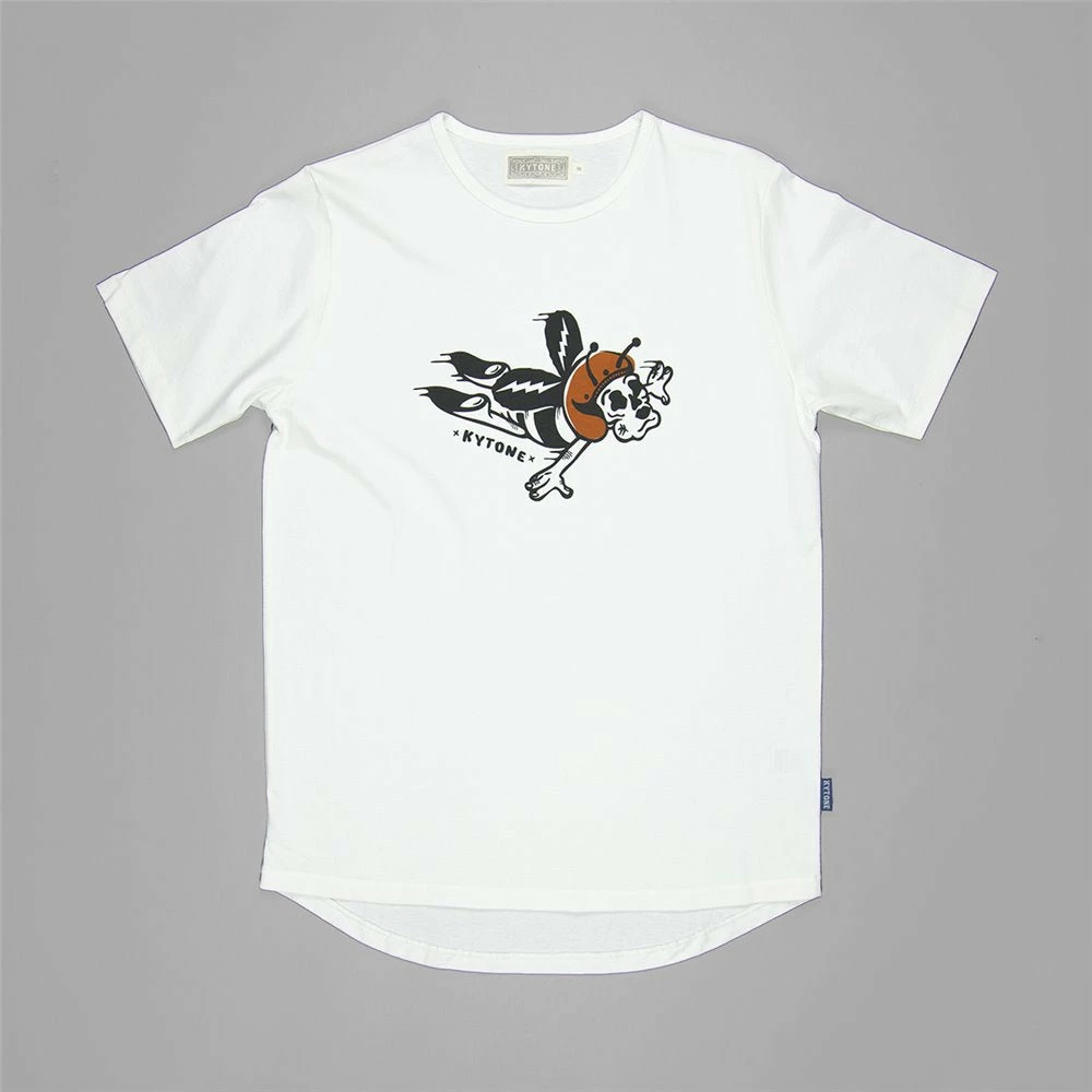 Short Sleeve T's Kytone Get Down White T Shirt 1 Short Sleeve T's Kytone Get Down White T Shirt