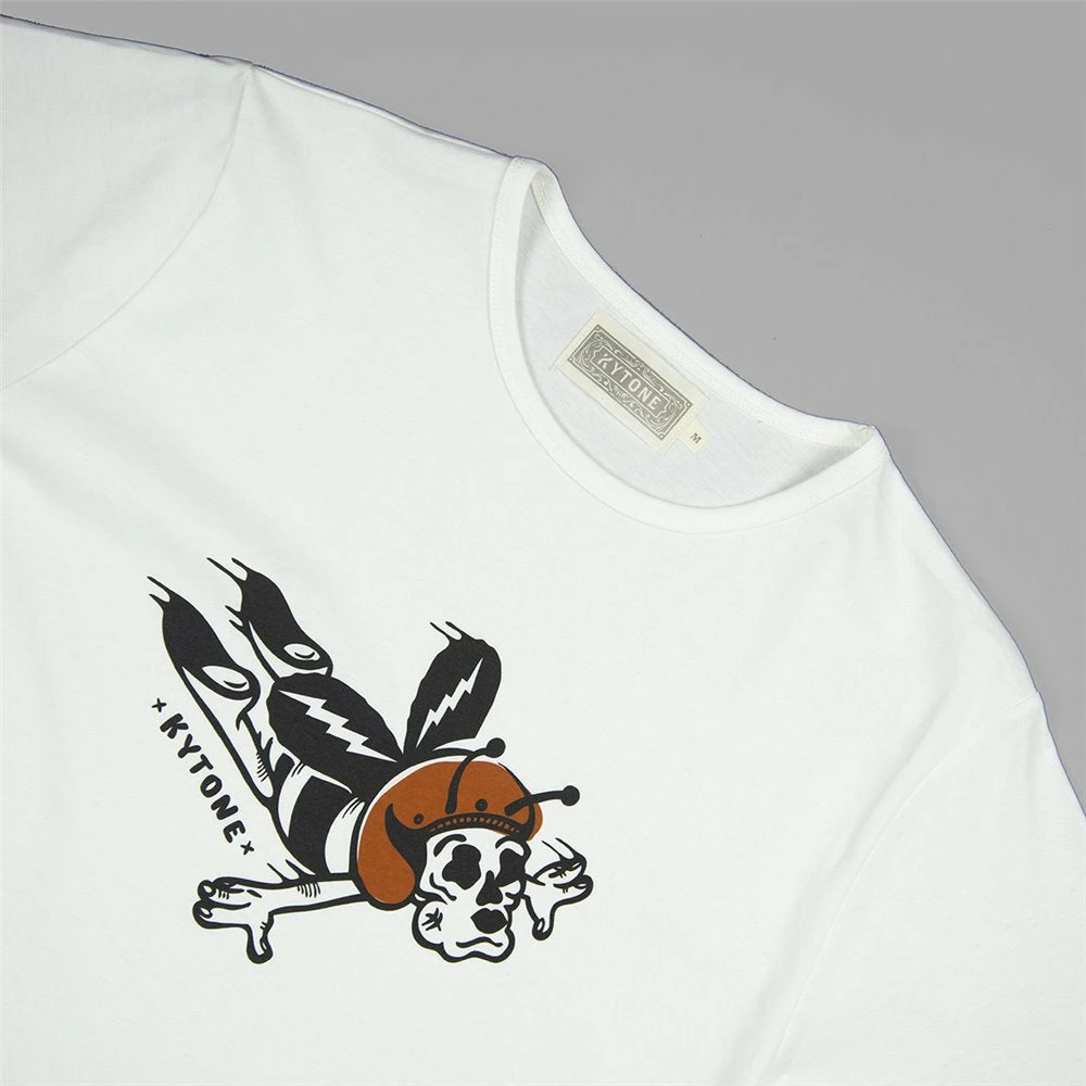 Short Sleeve T's Kytone Get Down White T Shirt 3 Short Sleeve T's Kytone Get Down White T Shirt