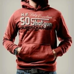 Holy Freedom Shotgun Red Wind Stopper Hoodie Hoodies