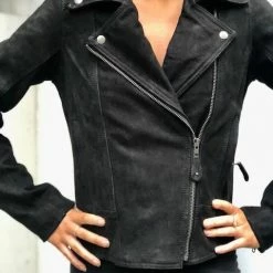 Blackbird Ladies Festival Fringe Nubuck Leather Jacket